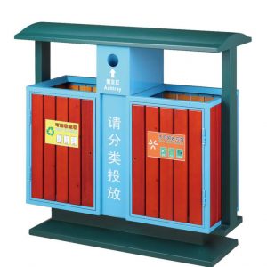 Thùng rác gỗ