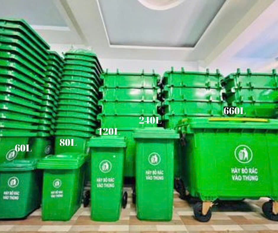Thùng rác các loại