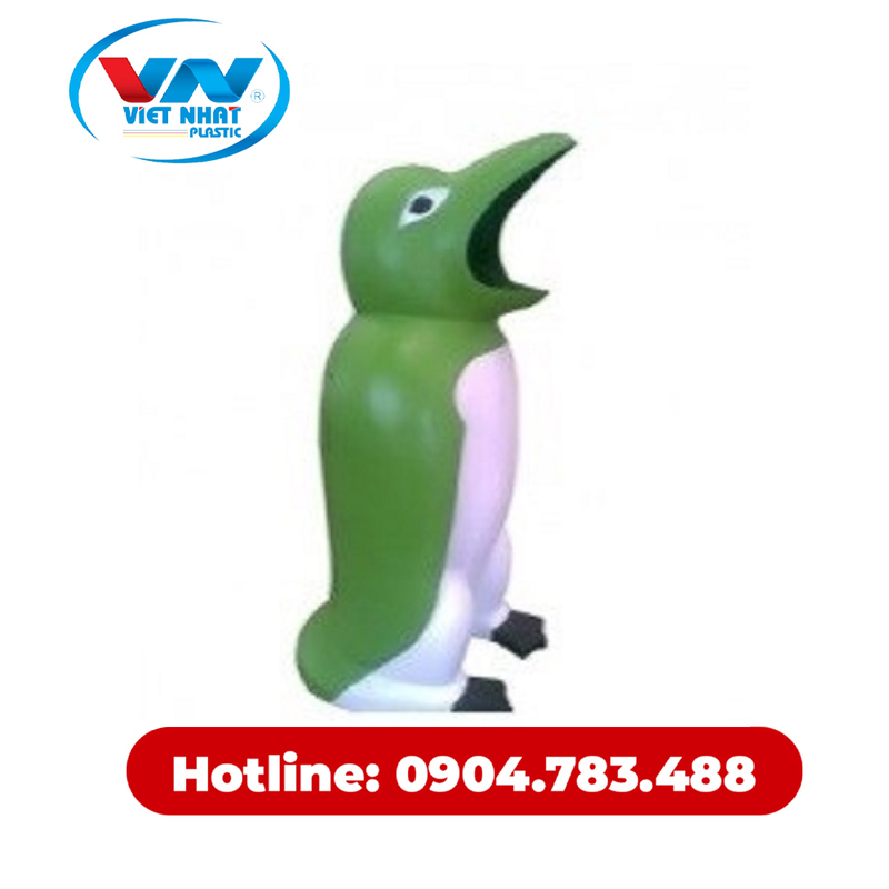 Thùng rác Composite chim cánh cụt