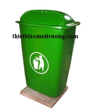 Thùng rác Composite có đế 50l
