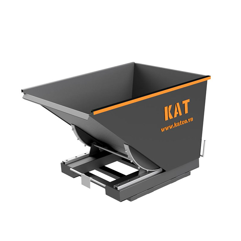 Thùng rác công nghiệp tự đổ KH-500 nhỏ