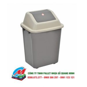 Thùng rác nhựa 45 lít nắp lật