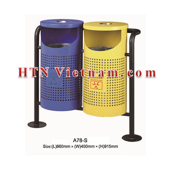 Thùng rác ngoài trời