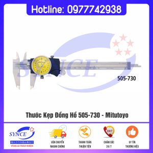 Thước Kẹp Đồng Hồ 505-730 0~150mm 0.02mm – Mitutoyo