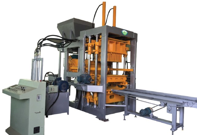 Máy gạch thủy lực rung khuôn
