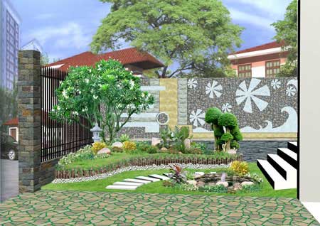 Tiểu cảnh thác nước