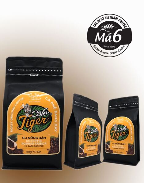 Cà phê Tiger gu nồng đậm 500gr
