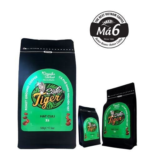 Cà phêTiger hạt Culi X4 500gr