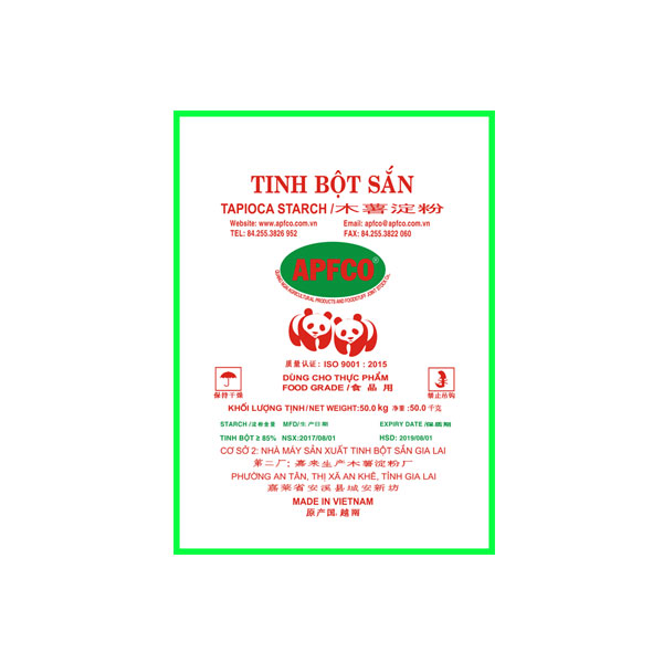 Tinh bột sắn Apfco Gấu Trúc