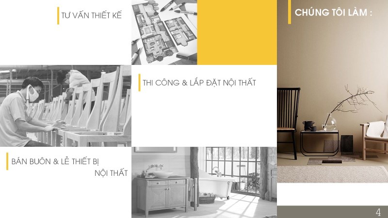 Thiêt kế thi công nội thất