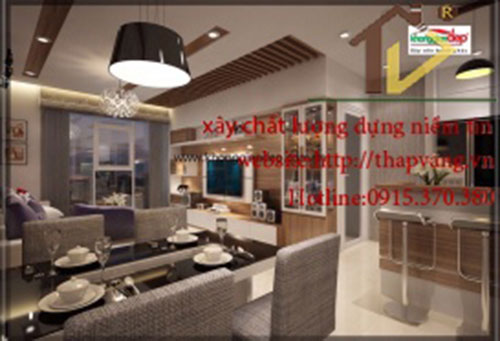 Thiết kế nội thất phòng khách