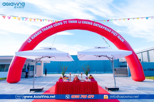 Tổ chức lễ khánh thành
