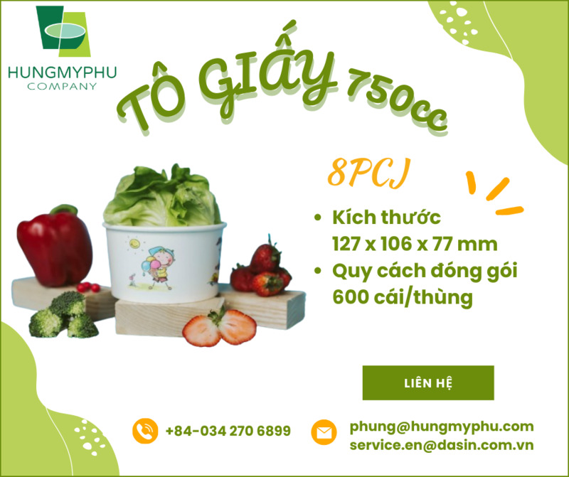Tô giấy 750cc model 8PCJ