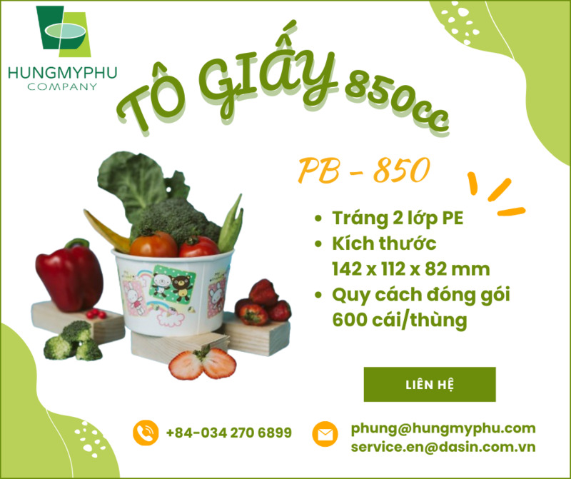 Tô giấy 850cc-model PB 850