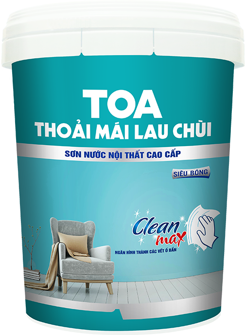 TOA thoải mái lau chùi
