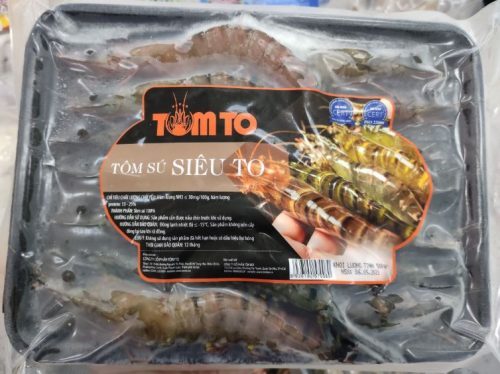 Tôm sú, tôm nõn thẻ