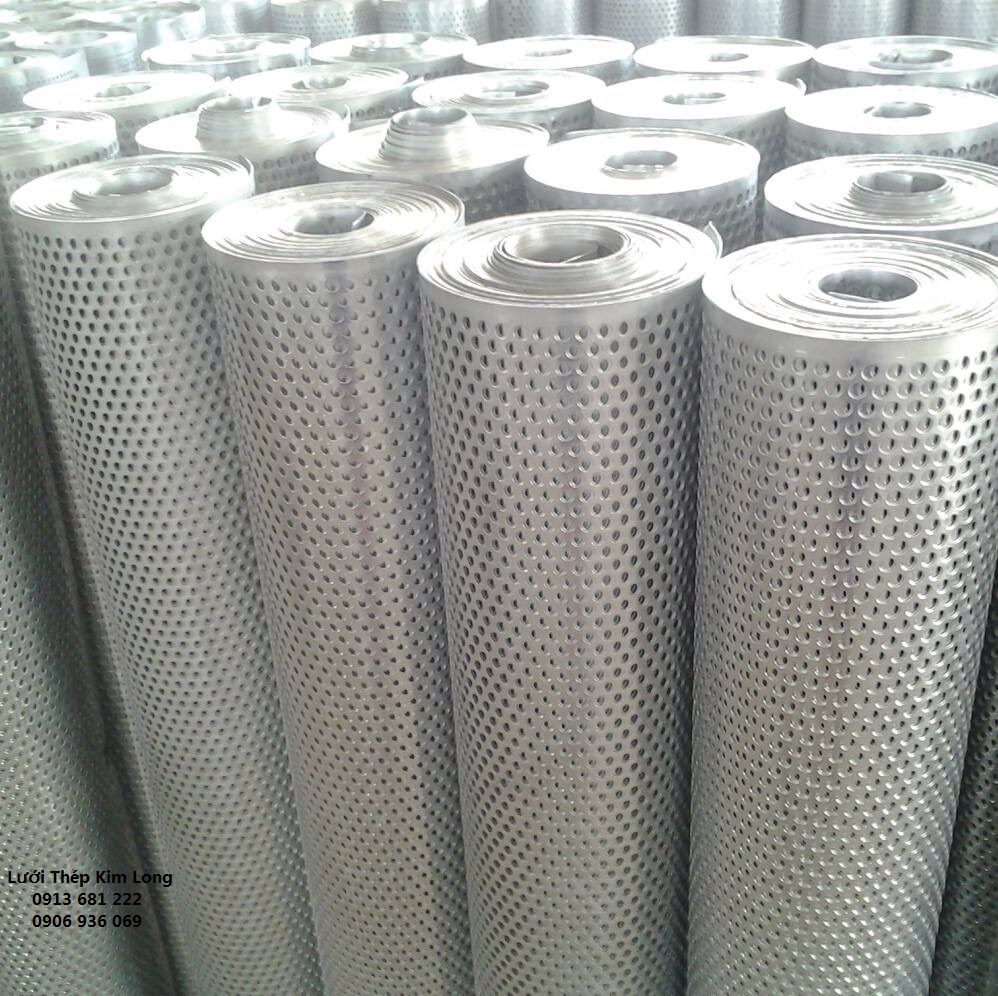 Tôn kẽm đục lỗ