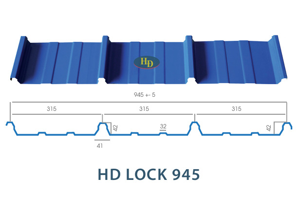 Tôn HD Lock 945