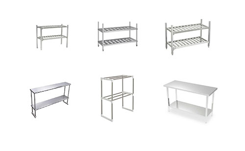 Kệ inox 2 tầng