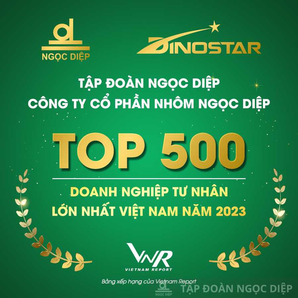 TOP 500 doanh nghiệp tư nhân lớn nhất Việt Nam 2023