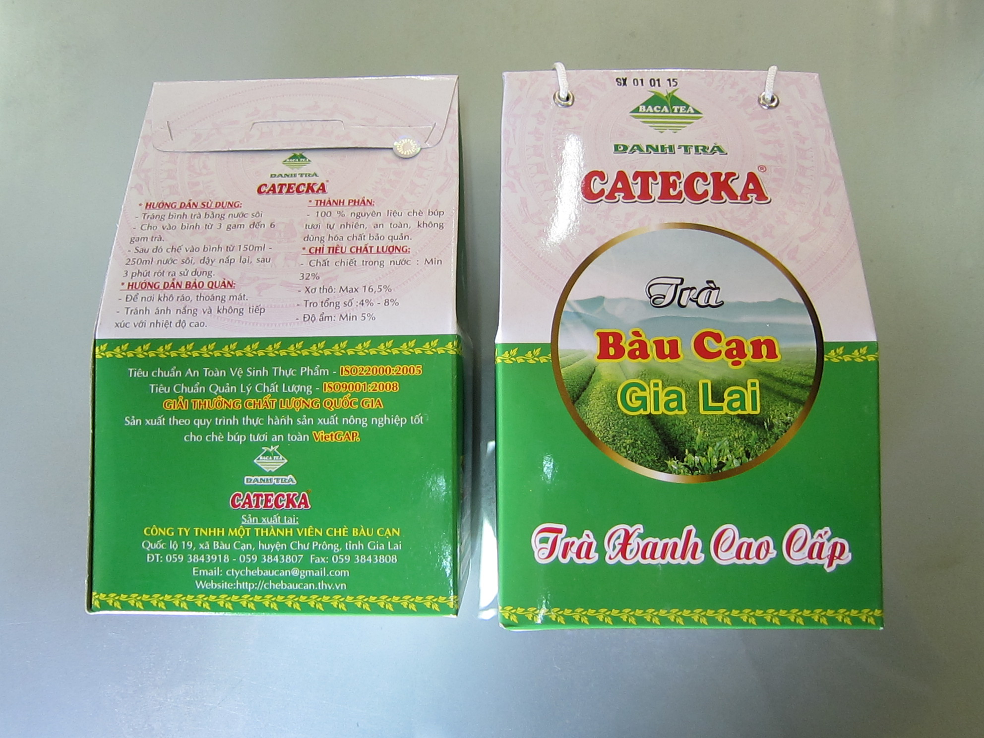 Trà xanh cao cấp hộp 200g