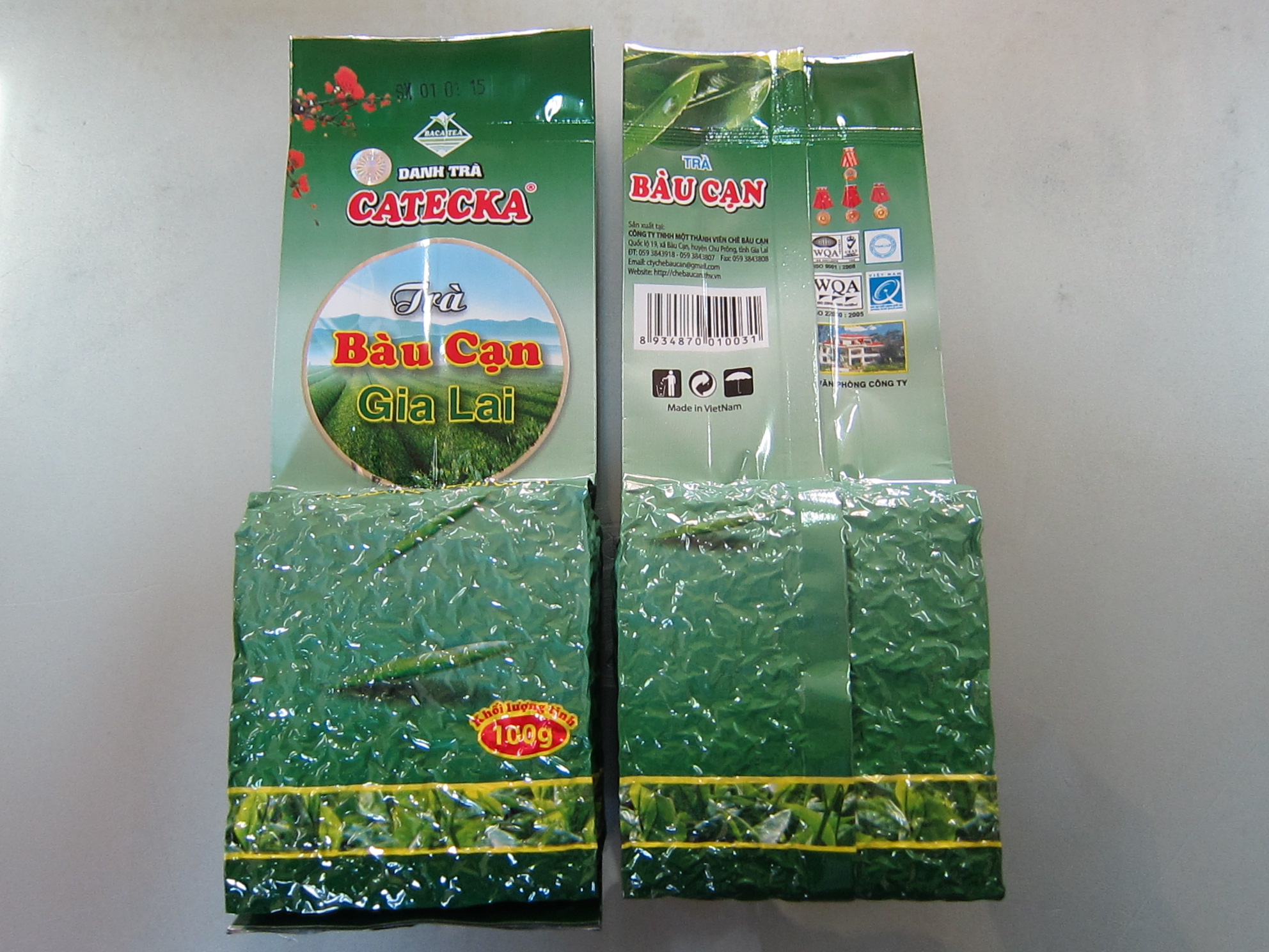 Trà xanh cao cấp túi 100g