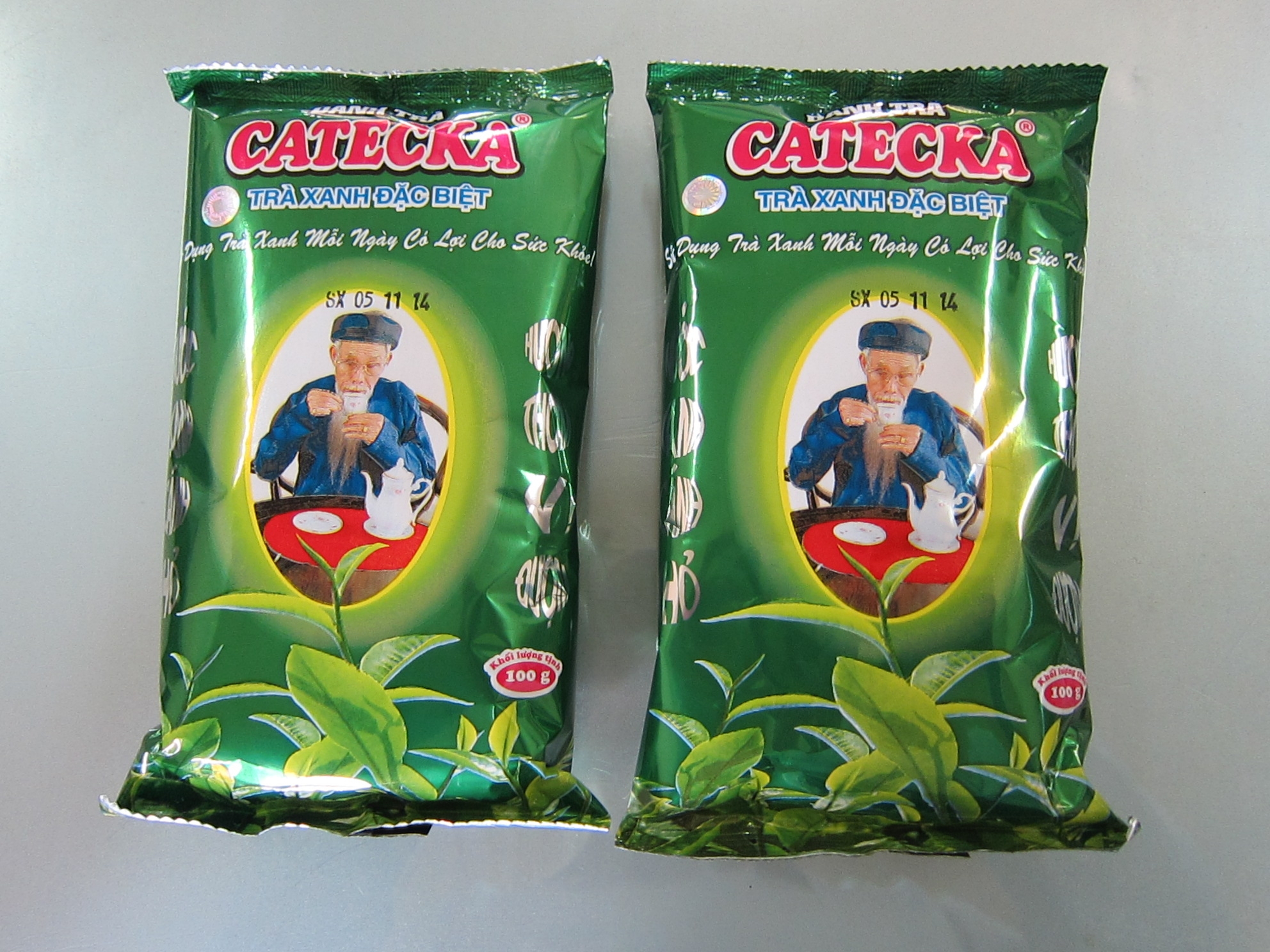 Trà xanh đặc biệt gói 100g