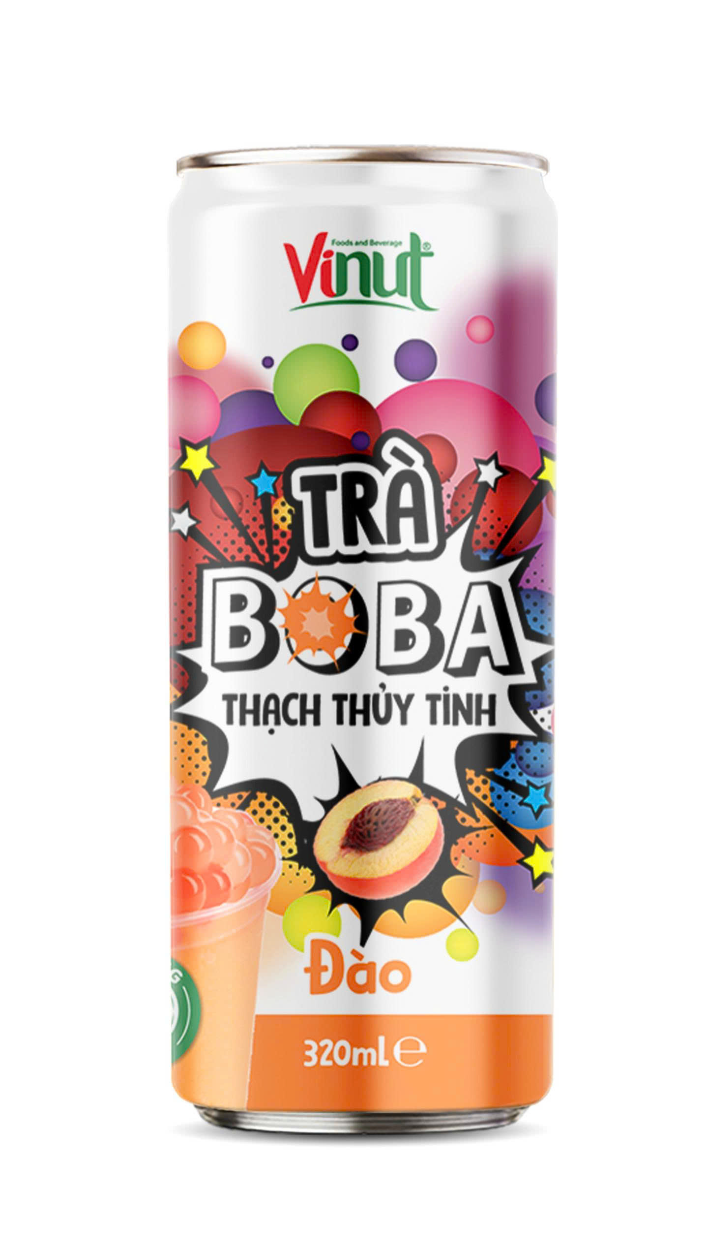 Trà Boda Thạch Thủy Tinh Vị Đào