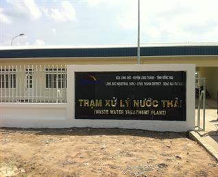 Trạm xử lý nước thải - KCN Long Đức