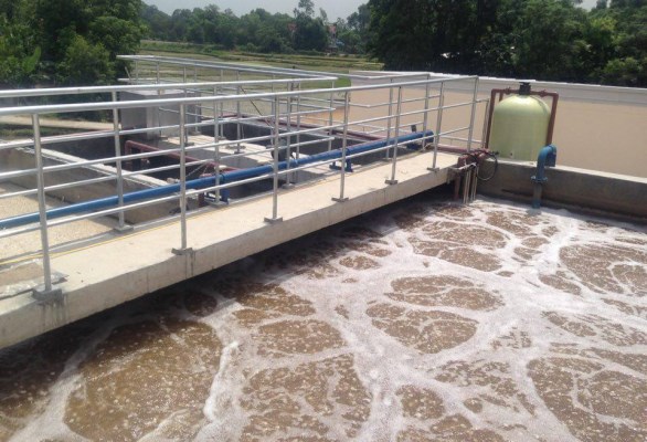 Trạm xử lý nước thải công ty Mani