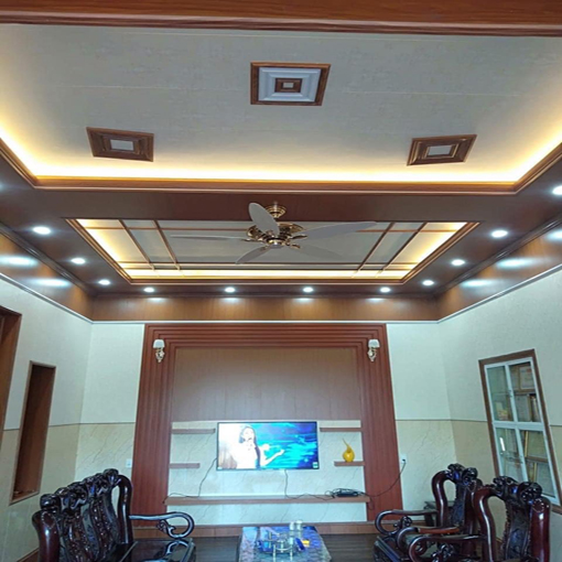 Trần nhựa phòng ngủ