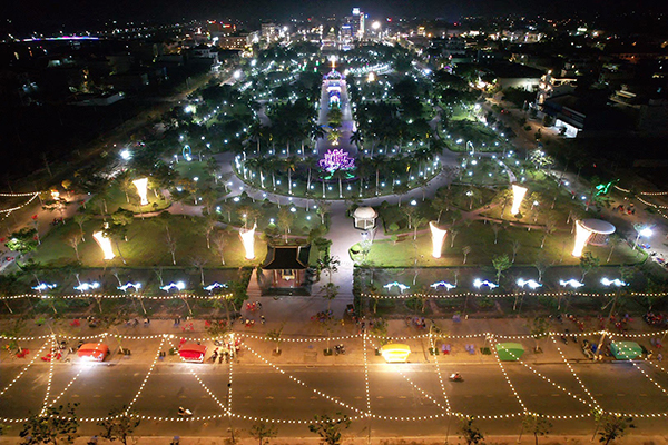 Trang trí đèn Led đô thị