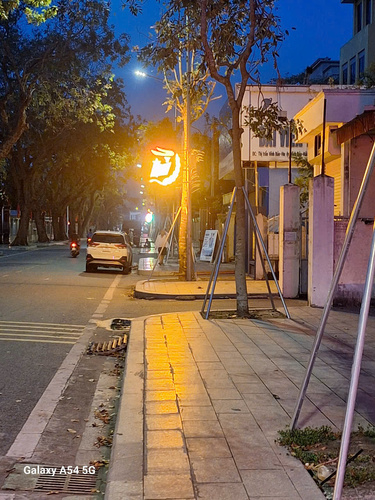 Trang trí đèn đường