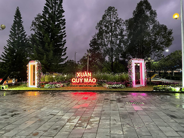 Trang trí tết huyệnBắc Hà My năm 2023