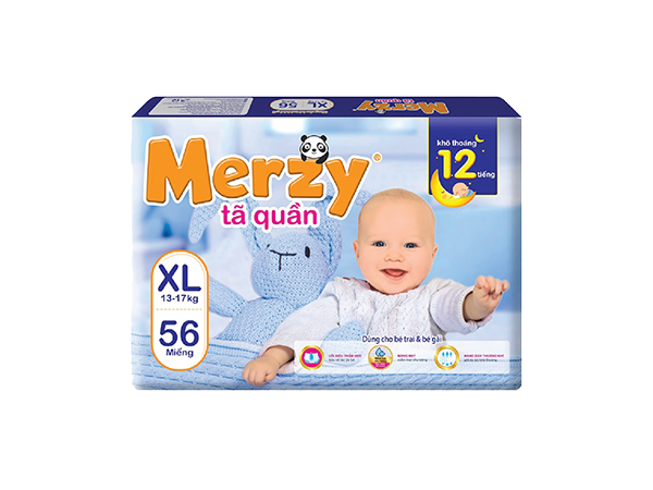 Tã quần trẻ em Merzy XL