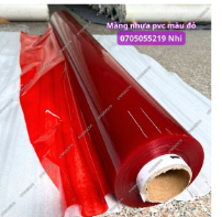 Màng nhựa PVC trong màu đỏ