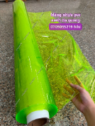 Màng nhựa PVC màu xanh neon