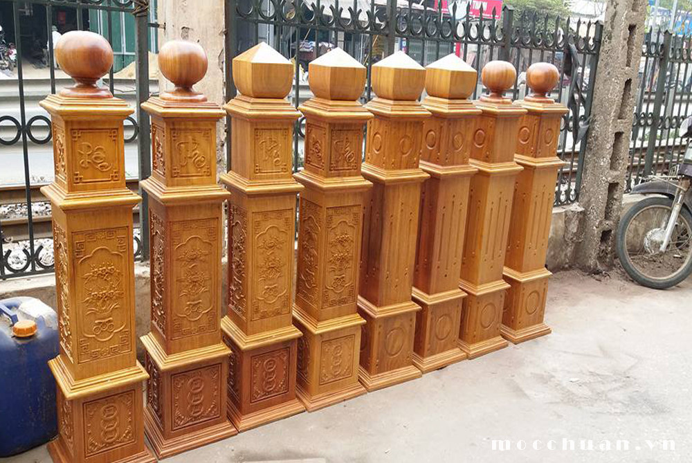 Gia công trụ cầu thang