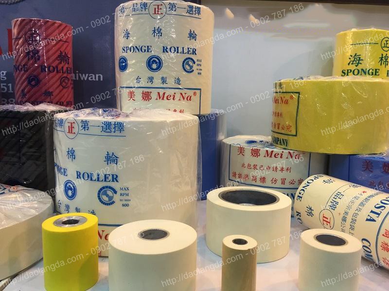 trục cao su chà nhám