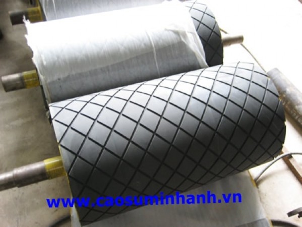 Trục cao su hình quả trám