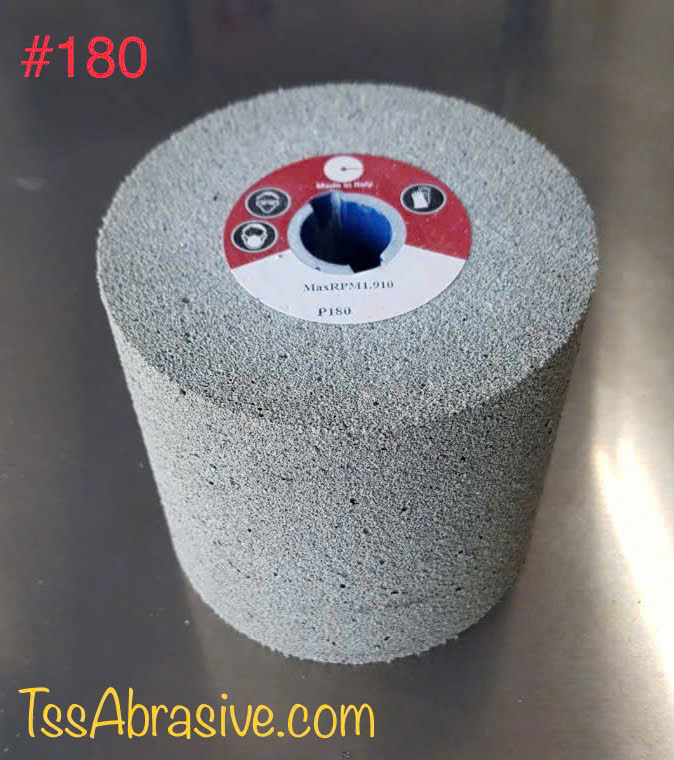 Trục cao su nhám 100x100x19mm Fine A