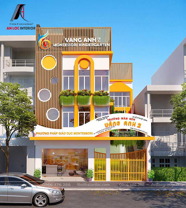 Thiết kế kiến trúc trường mầm non
