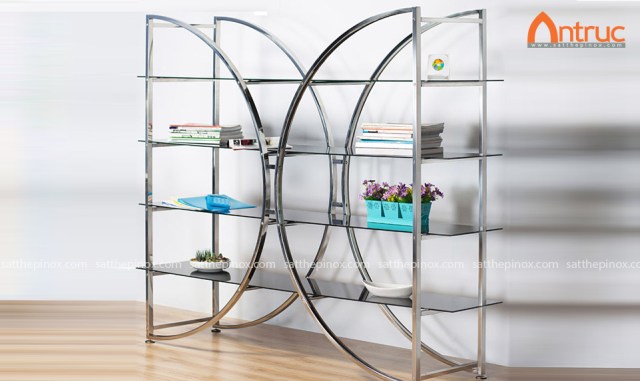 Tủ kệ Shop, Showroom inox