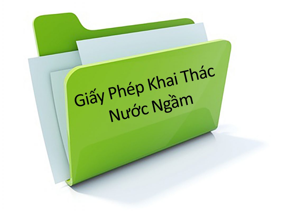 Giấy phép khai thác nguồn nước ngầm