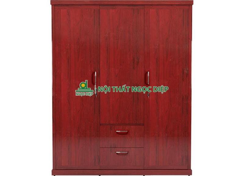 Tủ áo gỗ sơn PU TA3B2N
