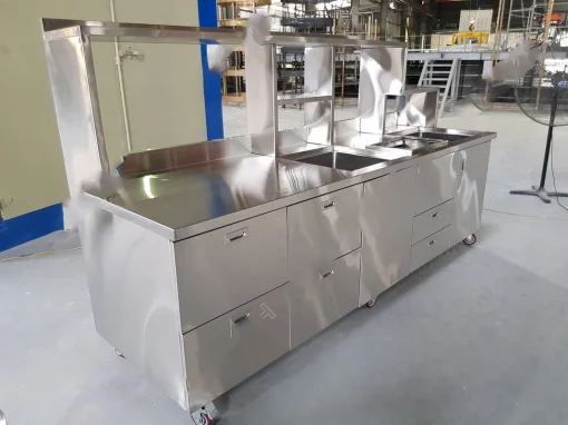 Tủ bếp công nghiệp inox 304