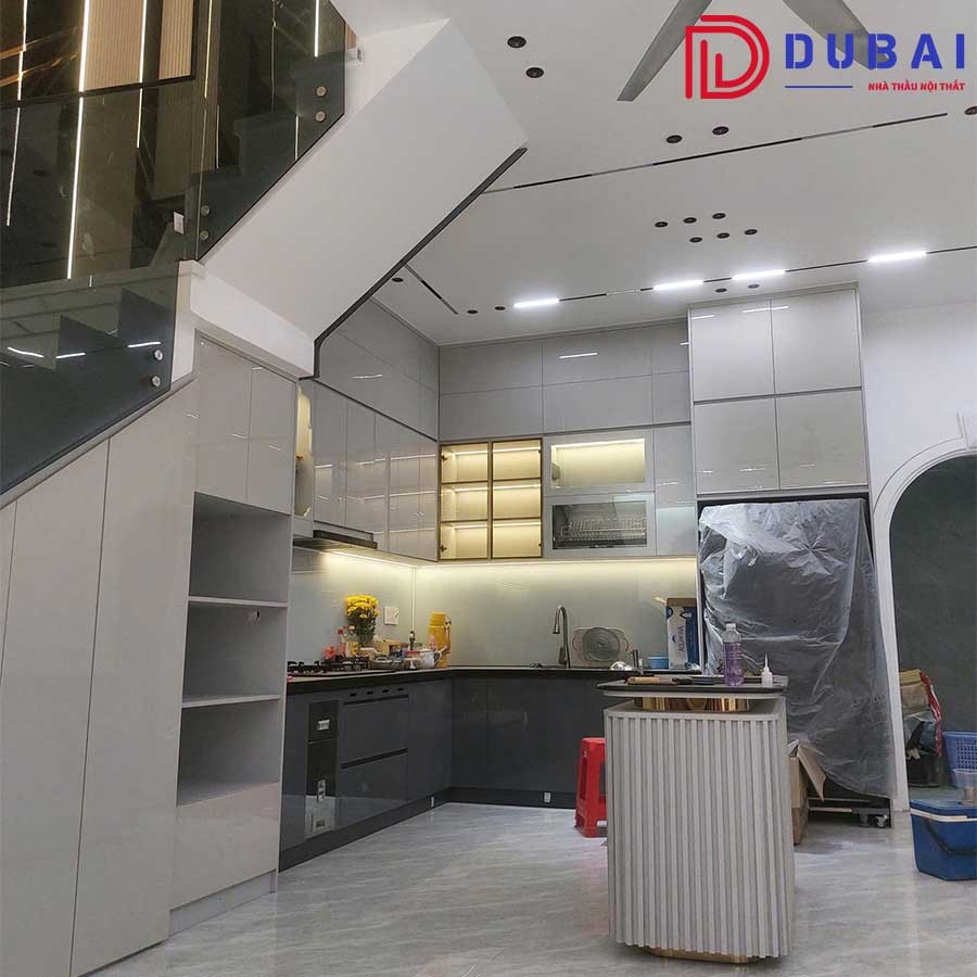 Tủ bếp gỗ công nghiệp MDF TB-11