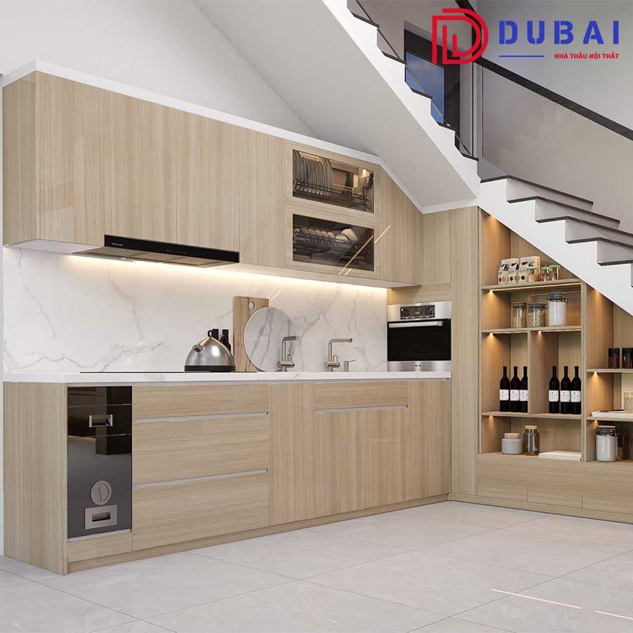 Tủ bếp gỗ công nghiệp MDF TB-12