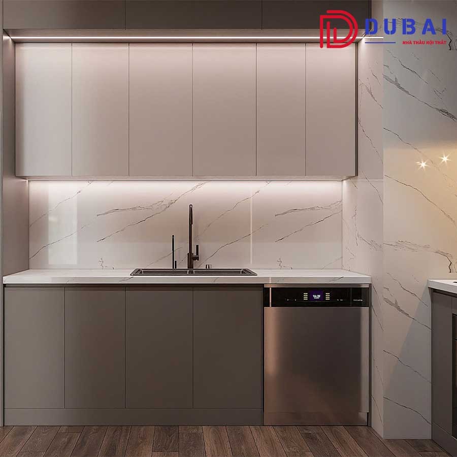 Tủ bếp gỗ công nghiệp MDF TB-14