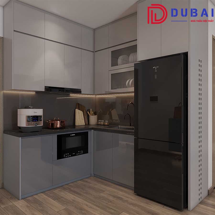 Tủ bếp gỗ công nghiệp MDF TB-15
